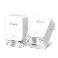 TP-LINK PG1200 KIT - 607 Mbit/s - Gigabit Ethernet - 10,100,1000 Mbit/s - HomePlug AV2 - 300 m - Bia