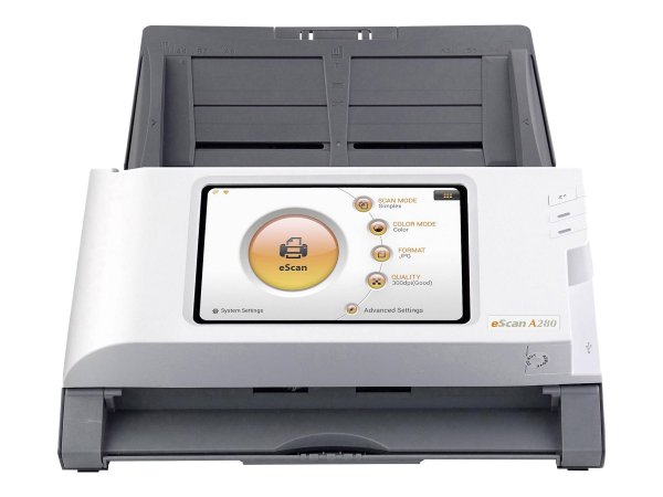 Plustek eScan A280 Essential - 216 x 356 mm - 600 x 600 DPI - 20 sec/pagina - 20 sec/pagina - 300000