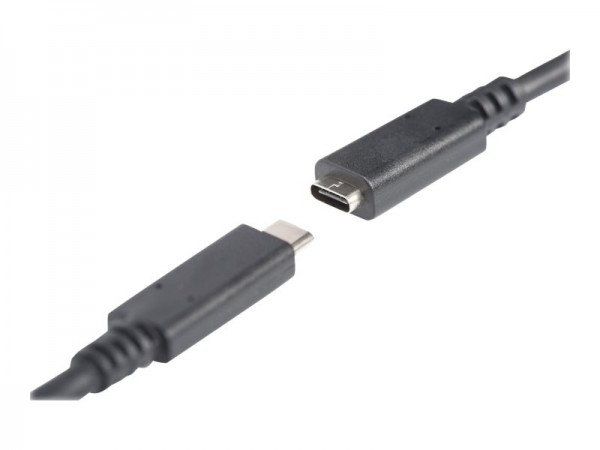 DIGITUS Cavo di prolunga USB-C 3.2 Gen2 - USB-C - USB-C - 0,7 m - USB C - USB C - USB 3.2 Gen 1 (3.1