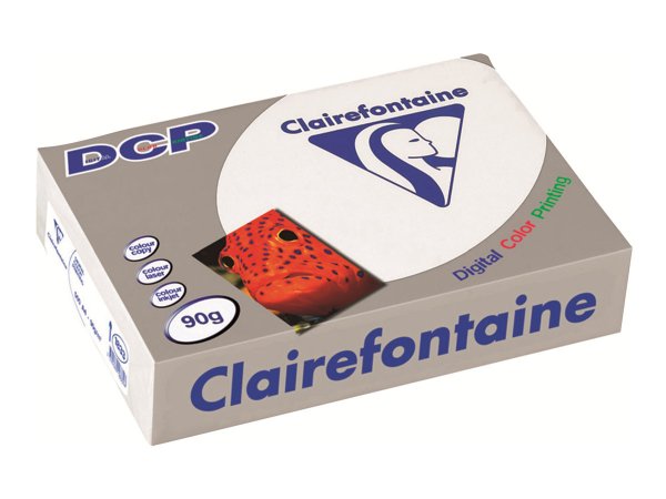 Clairefontaine DCP - Stampa laser/inkjet - A4 (210x297 mm) - Satinata - 500 fogli - 90 g/m² - Bianco