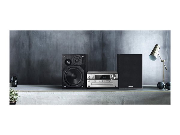 Panasonic SC-PMX94EG-S - Microsistema audio per la casa - Nero - Argento - 120 W - 2-vie - 14 cm - 1