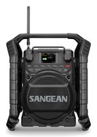 Sangean Electronics U-4X Bluetooth DAB FM Radio Black Waterproof Shockproof - Audio - Scossa gestiti