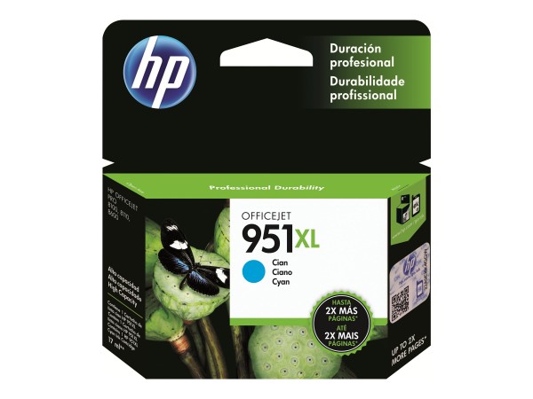HP 951XL - Hohe Ergiebigkeit - Cyan - Original