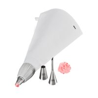 GEFU 14330 - Cotone - Plastica - Acciaio inox - Acciaio inox - Bianco - 203 mm - 390 mm