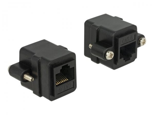 Delock 85124 - RJ-45 - RJ-45 - Nero