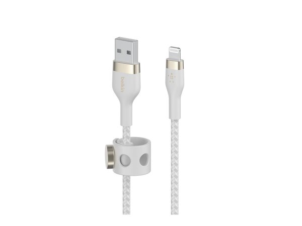 Belkin CAA010BT2MWH - 2 m - USB A - USB C/Lightning - Maschio - Maschio - Bianco