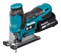 Makita DJV185RF1J - Maniglia superiore - Verde - 90° - Alluminio - Acciaio - Legno - Senza spazzola