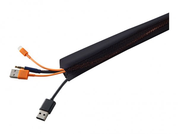 Neomounts NS-CS200BLACK Calzino con cavo - per 8-10 cavi - universal - Plastica - Nero