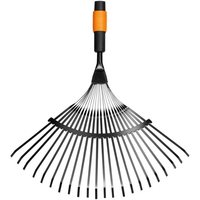 Fiskars 1000644 - Rastrello per foglie - Acciaio - Nero - Arancione - 470 mm - 445 g