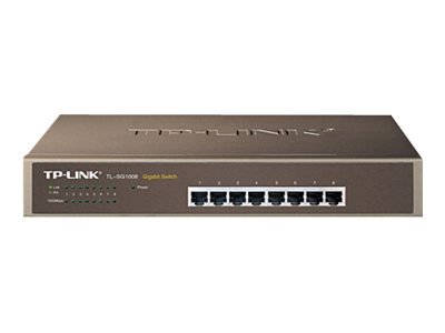 TP-LINK TL-SG1008 - Non gestito - Gigabit Ethernet (10/100/1000) - Full duplex - Montaggio rack