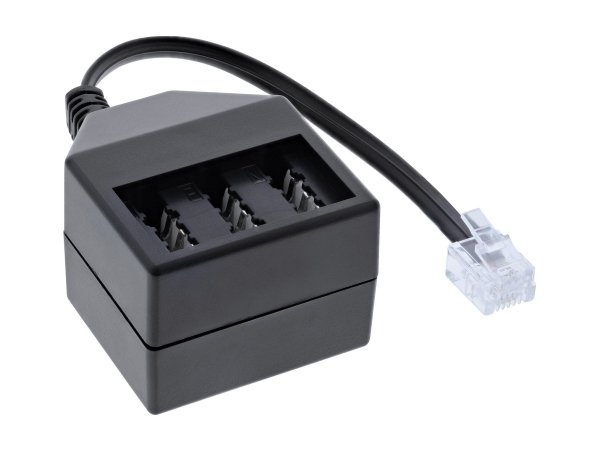 InLine Cavo adattatore RJ11 (6P4C) maschio a TAE NFN femmina - 10cm
