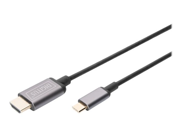DIGITUS DA-70821 - 1,8 m - USB tipo-C - HDMI - Maschio - Maschio - Dritto