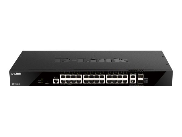D-Link DGS-1520-28/E - Gestito - L3 - 10G Ethernet (100/1000/10000) - Montaggio rack - 1U