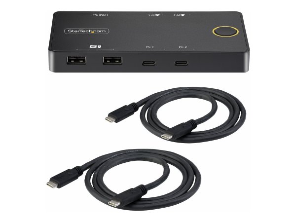 StarTech.com C2-H46-UC2-PD-KVM - 4096 x 2160 Pixel - 4K Ultra HD - 10 W - Nero