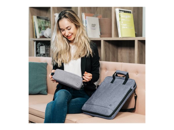 Dicota Eco MOTION - Unisex - Grigio - Monocromatico - Poliestere - 230 mm - 80 mm