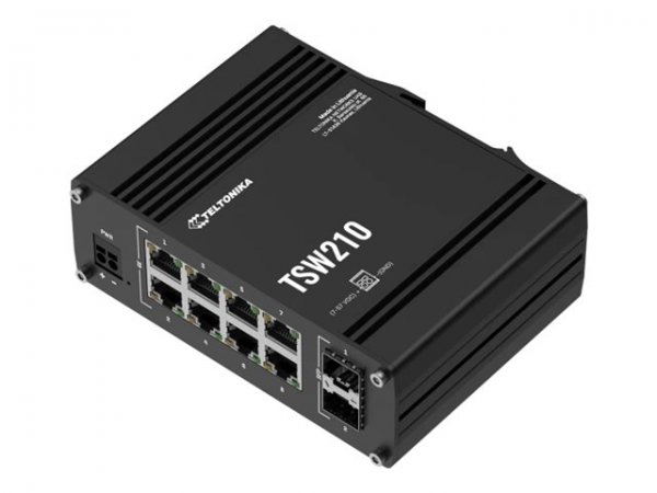 Teltonika · Switch· TSW210· Industrial unmanaged Switch 2 SFP - Interruttore - 1 Gbps