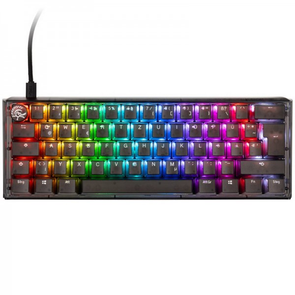 Ducky One 3 Aura Black Mini Tastiera Meccanica MX Red RGB 60% Qwertz
