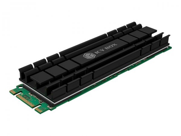 ICY BOX IB-M2HS-701 - Dissipatore di calore/Radiatore - Nero