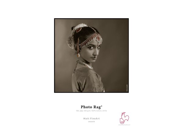 Hahnemühle Photo Rag - Opaco - 308 g/m² - Ad inchiostro - A3 - Bianco - 25 fogli