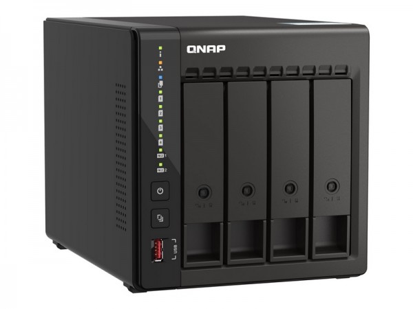 QNAP TS-453E - NAS - Tower - Intel® Celeron® - J6412 - 8 GB - 0 TB