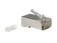 Alantec WT107 - RJ45 - Grigio - Maschio - Dritto - Metallo - 100 pezzo(i)