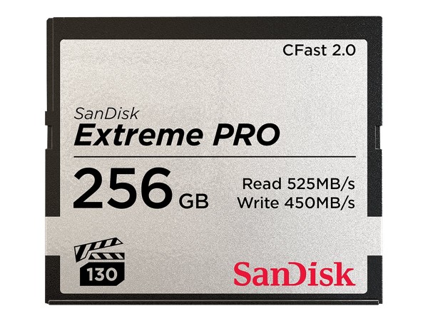 SanDisk Extreme Pro - Flash-Speicherkarte - - CFast 2.0 - CompactFlash ATA Serial Transfer (CFast)