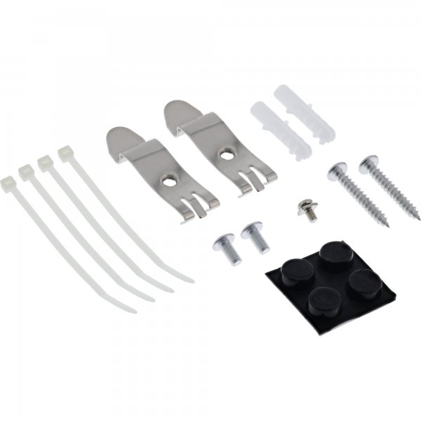 InLine box 4x Keystone RJ45 - metallo - nero RAL9005