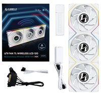 Lian Li Uni Fan TL Wireless LCD Lüfter ARGB PWM 3er-Pack inkl. Controller - Reverse - 31 dB - 1900 r