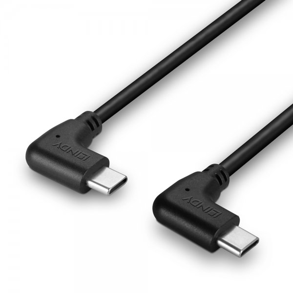 Lindy USB 2.0 Typ C Kabel 2 x 90° gewinkelt - Cavo - Digitale/dati