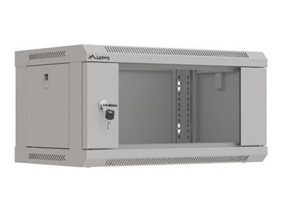 Lanberg 19" 4U 540x350 Wandgehäuse Glastür FlatPack gr - Alloggiamento - 19"