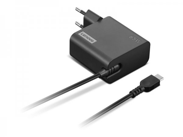 Lenovo 65W USB-C Wall Adaptor-EU Pin Notebook-Netzteil 65 W - Caricabatteria