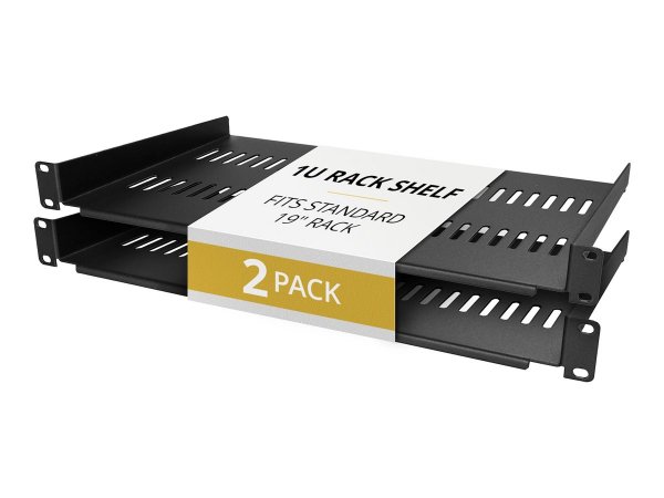 StarTech.com 2-Pack 1U Server Vented Rack Shelf/Tray