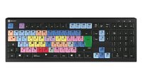 Logickeyboard LKB-MCOM4-A2PC-FR - Cablato - USB - Tasto con meccanismo a forbici - AZERTY - LED - Ne