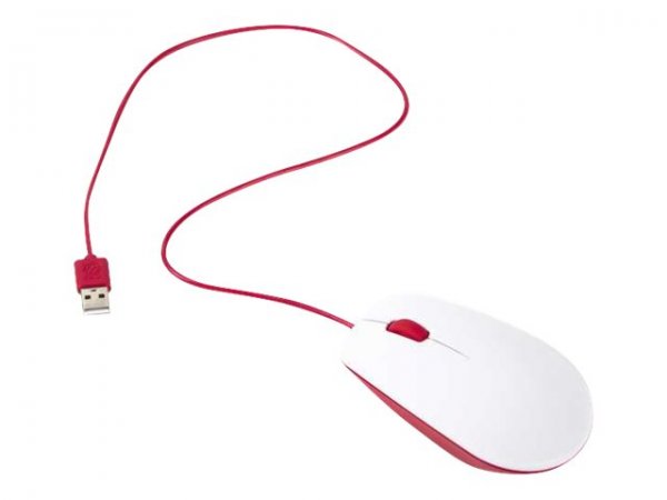 Raspberry Pi offizielle Pi Maus weiß/rot - Mouse - Ottico