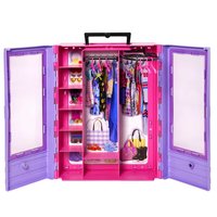 Mattel Kleiderschrank rosa/weiss
