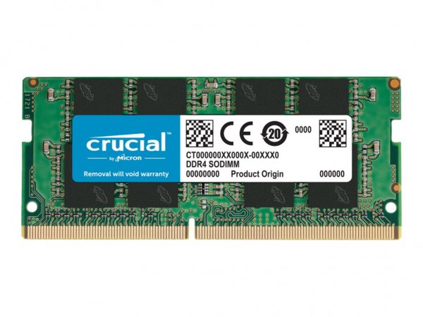 Crucial CT16G4SFS832A - 16 GB - 1 x 16 GB - DDR4 - 3200 MHz - 260-pin SO-DIMM