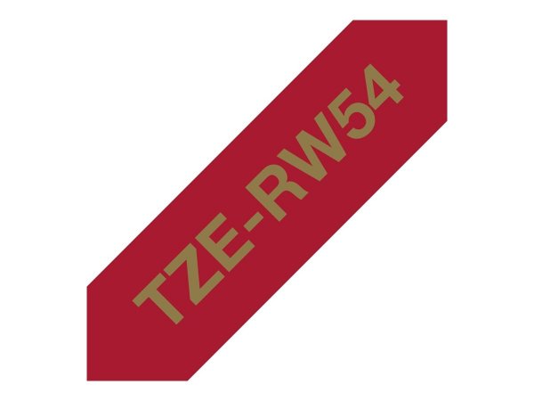 Brother TZE-RW54 - Oro su rosso - TZe - Rosso - Trasferimento termico - Cina - 5 anno/i