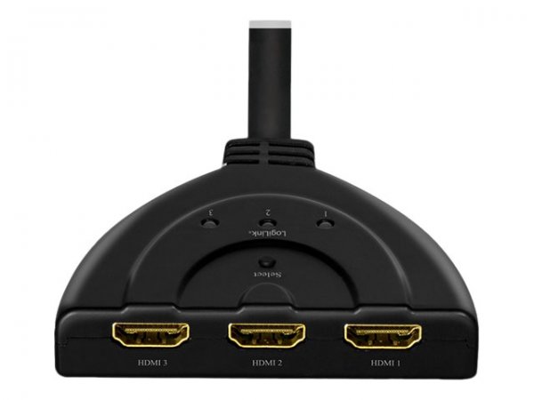 LogiLink HD0040 - HDMI - ABS - Nero - 30 Hz - 10,2 Gbit/s - 340 MHz