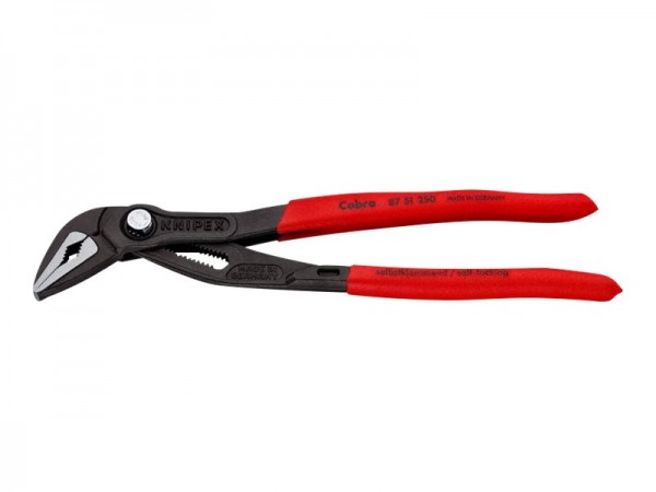 KNIPEX 87 51 250 - Pinze a becco di pappagallo - 3,2 cm - 3,4 cm - Acciaio al cromo vanadio - Rosso