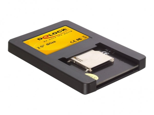 Delock 2.5" Drive SATA - Nero - 2.5" - 1500 Mbit/s - Win 2000/XP/Vista DOS Mac Linux - SATA
