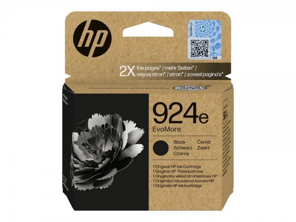 HP 924e Schwarz Tintenpatrone EvoMore - Originale - Cartuccia di inchiostro