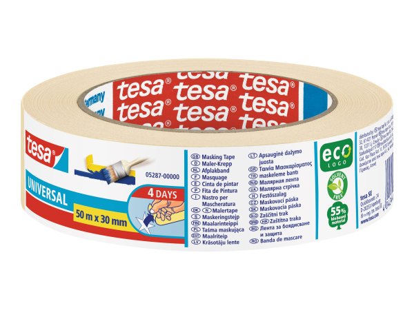 Tesa Kreppband Universal beige 05287