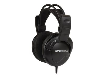 Koss UR20 - Cuffie - Padiglione auricolare - MUSICA - Nero - 2,4 m - Cablato