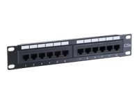 Equip 208015 - RJ-45 - Oro - Cat5e - Nero - Montaggio a rack - 1U