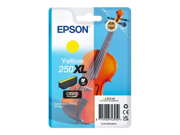 Epson 250 XL Gelb Druckerpatrone C13T16P44010 - Originale - Cartuccia di inchiostro