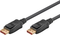 Goobay DisplayPort 2.1 Kabel zertifiziert 16K a 60Hz 80 Gbit/s schwarz - Cavo - Digitale/display/vid