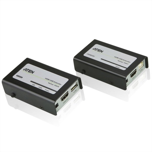 ATEN VE803 - Trasmettitore e ricevitore AV - 60 m - Nero - Grigio