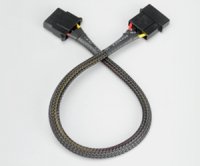 Akasa AK-CBPW02-30 - 0,3 m - Molex (4-pin) - Molex (4-pin) - Maschio - Femmina - Nero