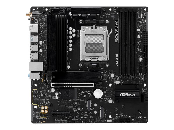 ASRock B850M Pro-A WiFi/Amd B850//SATA3/M.2/USB3.1/WiFi/BT/PCIe5.0/Am5/mATX - Scheda madre - AMD Soc