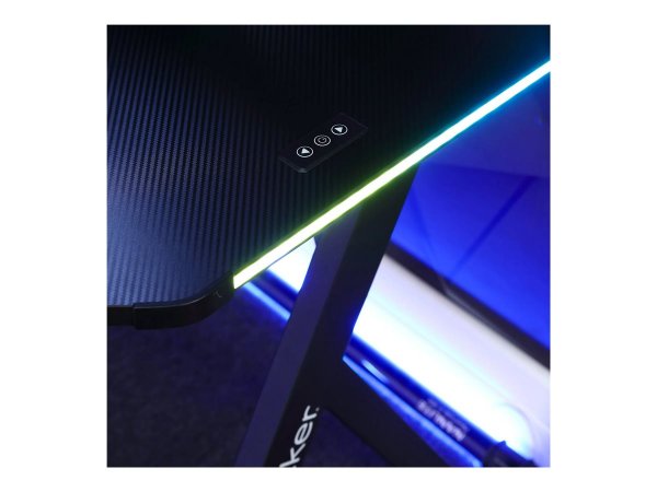 XRocker Gaming Schreibtisch LED App-Steuerung/110cm/schwarz